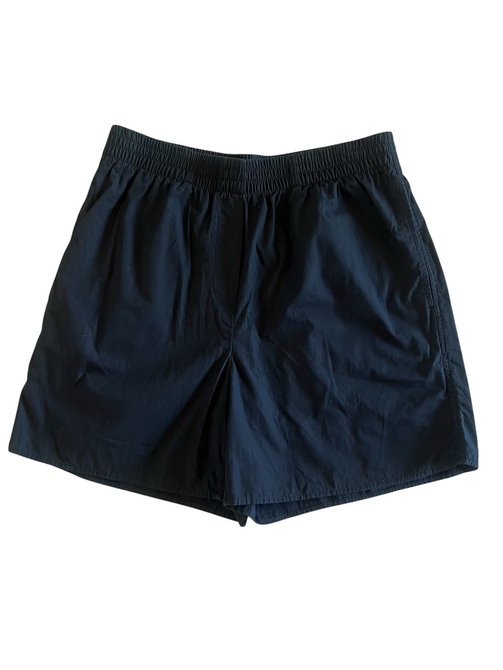 Babaton Black Elastic-Waist Shorts